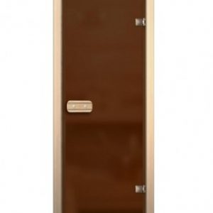 Дверь для сауны 690*1890 (матовое - бронзовое)
