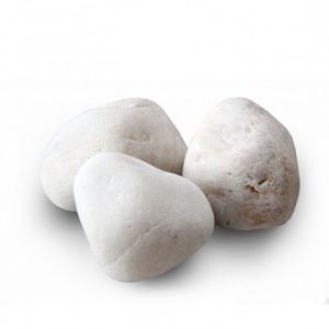 Камень для бани Кварц княжеский шлифованный (ведро - 10 кг)