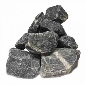 Камень кварцит Ежевика обвалованный в коробке (20 кг)
