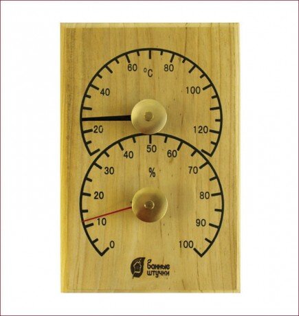 Термометр с гигрометром «Банная станция»