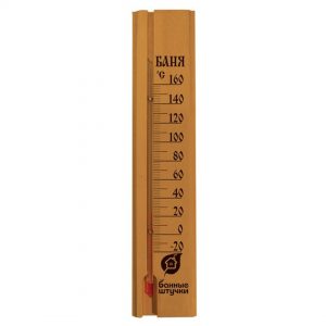 Термометр “Баня” 27×6,5×1,5 см, БШ