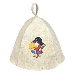 Детская шапка для бани "Попугай" - Hot Pot