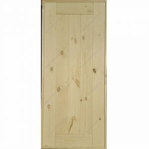 Наборная дверь для бани из кедра, 1600×700, сорт Экстра