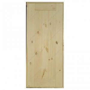Наборная дверь для бани из кедра, 1700×770, сорт АB