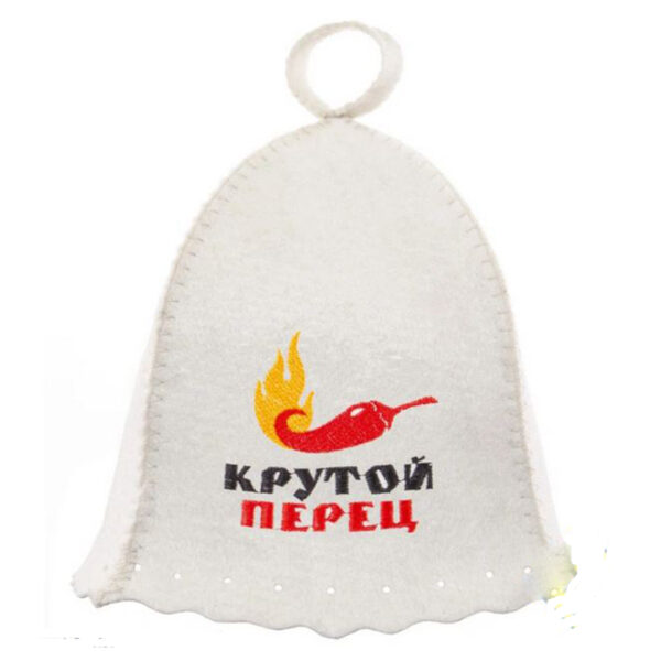 ШАПКА КРУТОЙ ПЕРЕЦ Шапка для бани «Крутой перец» Эко