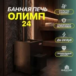 Дровяная печь для бани Termofor «Олимп 24», до 24 куб. м — изображение 3