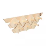 Вешалка «Трапеция», 7 крючков, 570х240х70, липа «Банные штучки»