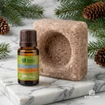 Ароманабор для бани – соляной брикет и эфирное масло «Пихта», 0.7 кг — изображение 2