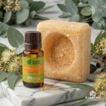 Ароманабор для бани – соляной брикет и эфирное масло «Эвкалипт», 0.7 кг — изображение 2