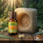 Ароманабор для бани – соляной брикет и эфирное масло «Эвкалипт», 0.7 кг — изображение 4