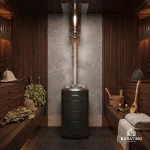 Печь каменка банная газодровянная Оранж Блю Carbon антрацит — изображение 5