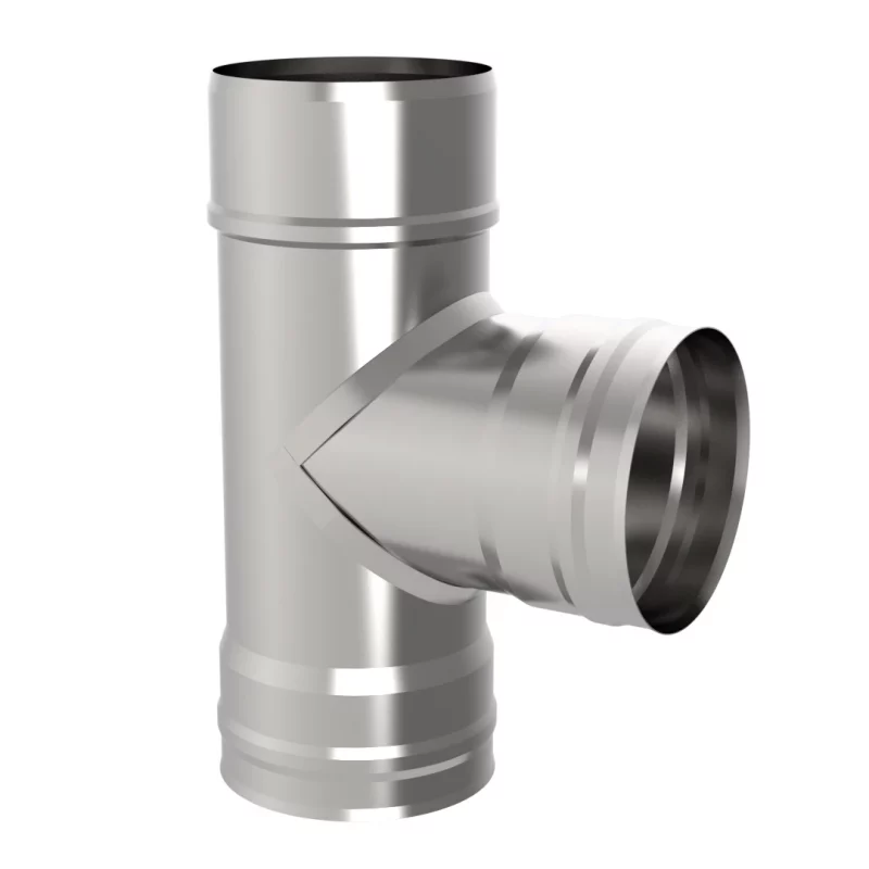 Тройник 90*, ф 130, AISI 439/0,5