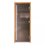 Дверь для бани «Престиж», Графит, 2000x800, стекло 8 мм