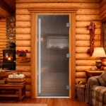 Дверь для бани «Престиж», Графит, 2000x800, стекло 8 мм — изображение 2