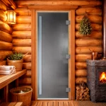 Дверь для бани «Престиж», Графит-Матовый, 2000x800, стекло 8 мм — изображение 2