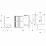 Печь банная Газодровяная «Kennet Пропар 16», до 16 куб. м — изображение 4