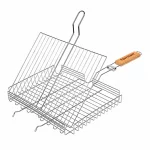 Решетка-гриль облегченная для туризма универсальная глубокая, большая — изображение 2