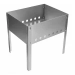 Мангал облегченный для туризма 30 х 24 х 30 см, сборный, без шампуров, в коробке