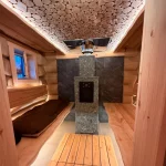 Печь для бани № 05Р-ГТ60 с двойной каменкой на газу — изображение 5