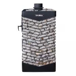 Печь для бани из нержавеющей стали 06К ГТ-80МС на газу с сеткой для камней — изображение 3