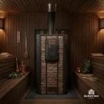 Печь для бани № 06-МГТК на газу, для кирпичной облицовки — изображение 3