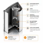 Электрическая печь «Karina Optima Steam 9», 9 кВт, 220/380 В — изображение 2