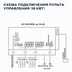 Пульт управления электрокаменкой BORN CP18 для сауны и бани, 220/380 В, 3–18 кВт — изображение 8