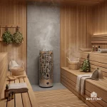 Электрическая печь для бани и сауны «BORN® RAIN», 9 кВт, 220/380 В — изображение 6